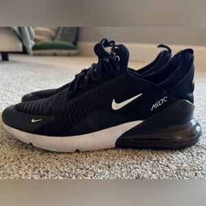 Nike Air Max 270 Running Shoes Black/White 11